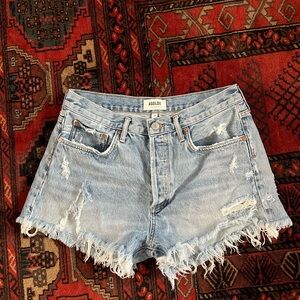 AGOLDE Parker Denim Shorts